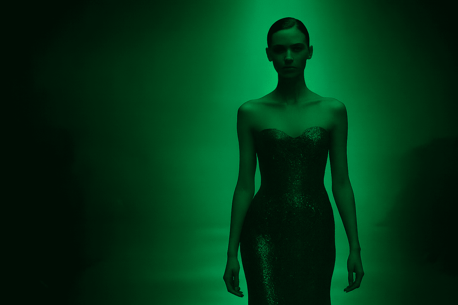 Neon Aurora — editorial de moda consciente e cinematográfica